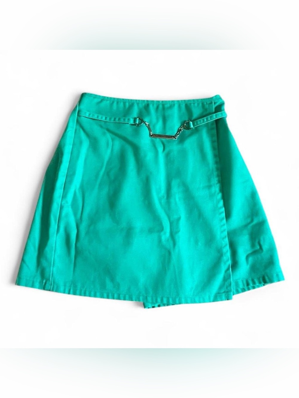 VINTAGE • 90s Girl Scouts Green Mini Skort XS Small